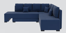 Load image into Gallery viewer, Adorn Homez Imperial L Shape Sofa Cum Bed RHS - Velvet  - With Cushions
