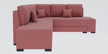 Load image into Gallery viewer, Adorn Homez Imperial L Shape Sofa Cum Bed RHS - Velvet  - With Cushions
