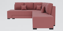 Load image into Gallery viewer, Adorn Homez Imperial L Shape Sofa Cum Bed LHS - Velvet  - With Cushions
