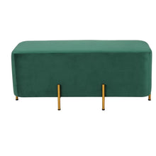 Load image into Gallery viewer, Adorn Homez Emilio 2 Seater Ottoman with in Velvet Fabric
