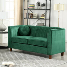 Load image into Gallery viewer, Adorn Homez  Arminta Sofa Set in Premium Velvet Fabric
