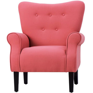 Adorn Homez Clifton Accent Chair in Premium Velvet Fabric