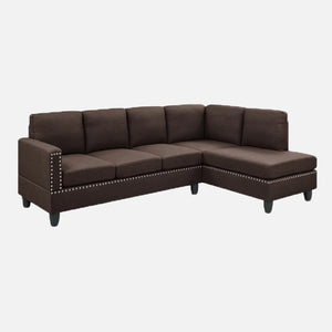 Adorn Homez Gevena L shape (6 Seater) Sofa in Premium Fabric