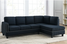 Load image into Gallery viewer, Adorn Homez Gevena L shape (6 Seater) Sofa in Premium Fabric
