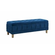 Load image into Gallery viewer, Adorn Homez Arturo 2 Seater Ottoman with Storage in Velvet Fabric
