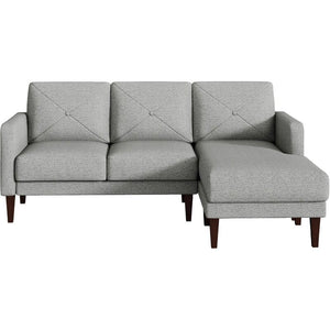 Adorn Homez Mason L shape Sofa in Premium Linen Fabric
