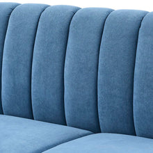 Load image into Gallery viewer, Adorn Homez Jacob L Shape Sofa (4 Seater) in Premium Velvet Fabric

