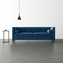 Load image into Gallery viewer, Adorn Homez Kent Premium 3 Seater Sofa in Suede Velvet Fabric
