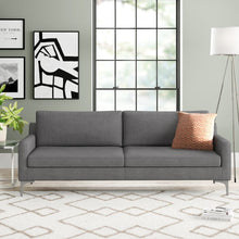 Load image into Gallery viewer, Adorn Homez Silvet 3 Seater Sofa in Fabric
