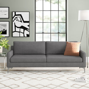 Adorn Homez Silvet 3 Seater Sofa in Fabric