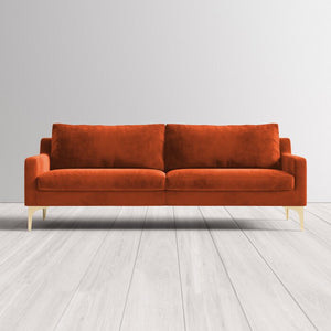 Adorn Homez Silvet 3 Seater Sofa in Fabric