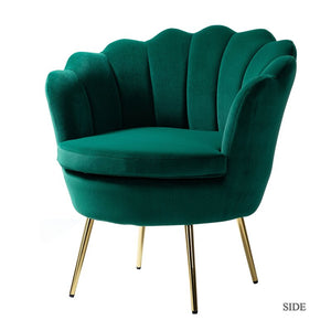 Adorn Homez Mesa Accent Chair in Premium Velvet Fabric