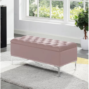 Adorn Homez Sipho 2 Seater Ottoman with in Velvet Fabric