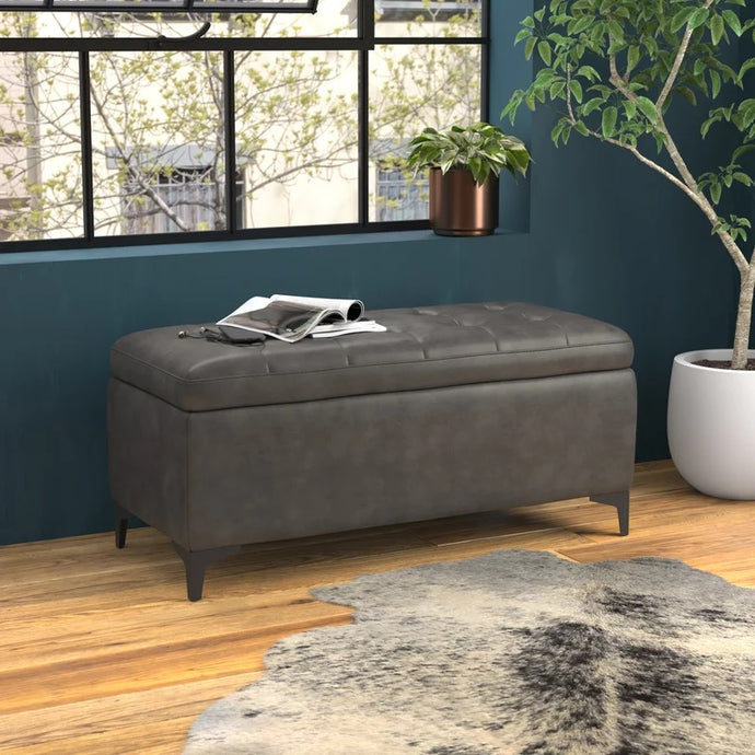 Adorn Homez Martha 2 Seater Ottoman with in Leatherette