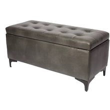 Load image into Gallery viewer, Adorn Homez Martha 2 Seater Ottoman with in Leatherette

