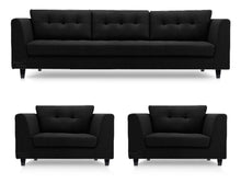 Load image into Gallery viewer, Adorn Homez Florence Sofa Set 3+1+1 in Fabric
