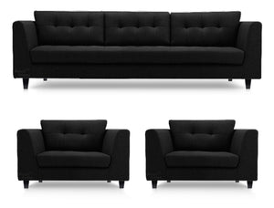 Adorn Homez Florence Sofa Set 3+1+1 in Fabric