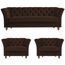 Load image into Gallery viewer, Adorn Homez Gilmore Premium Sofa Set 3+1+1 in Fabric
