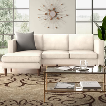 Load image into Gallery viewer, Adorn Homez Danny L shape Sofa (4 Seater) in Premium Fabric
