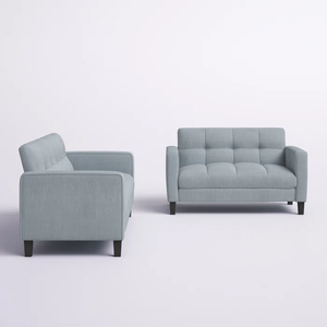 Adorn Homez Fraser Sofa Set 3+2 ( 5 Seater ) in Premium Fabric