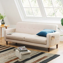 Load image into Gallery viewer, Adorn Homez Coby 3 Seater Sofa in High-Quality Polyester Fabric
