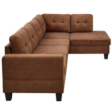Load image into Gallery viewer, Adorn Homez Austin L Shape Sofa Set (5 Seater) In Premium Fabric
