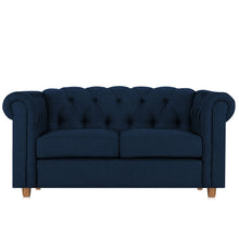 Load image into Gallery viewer, Adorn Homez Strathford  Chesterfield Premium Sofa 2 Seater in Fabric
