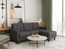 Load image into Gallery viewer, Adorn Homez Tallinn L shape Sofa (4 Seater) in Fabric
