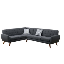 Load image into Gallery viewer, Adorn Homez Levi L Shape Sofa 6 Seater in Premium Fabric
