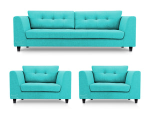 Adorn Homez Florence Sofa Set 2+1+1 in Fabric