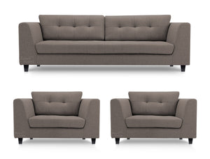 Adorn Homez Florence Sofa Set 2+1+1 in Fabric