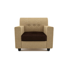 Load image into Gallery viewer, Adorn Homez Solitaire Sofa Chair 1 Seater in Fabric
