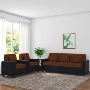 Adorn Homez Optima Sofa Set 3+1+1 in Fabric