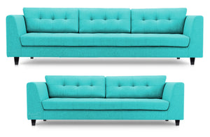 Adorn Homez Florence Sofa Set 3+2 in Fabric