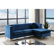 Load image into Gallery viewer, Adorn Homez Luke L Shape Sofa (4 Seater) in Premium Velvet Fabric
