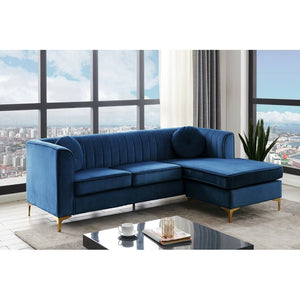 Adorn Homez Luke L Shape Sofa (4 Seater) in Premium Velvet Fabric