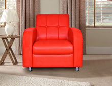 Load image into Gallery viewer, Adorn Homez Atlanta 1 Seater Sofa in Leatherette
