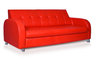 Adorn Homez Atlanta 3 Seater Sofa in Leatherette