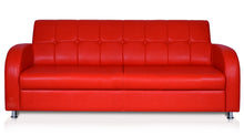 Load image into Gallery viewer, Adorn Homez Atlanta 3 Seater Sofa in Leatherette
