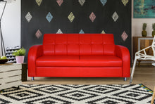 Load image into Gallery viewer, Adorn Homez Atlanta 2 Seater Sofa in Leatherette
