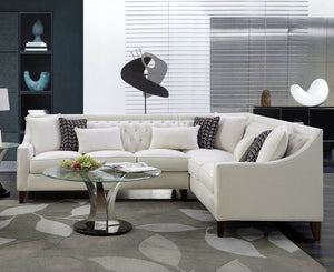 Adorn Homez Owen L Shape 6 Seater Sofa Sectional in Premium Fabric