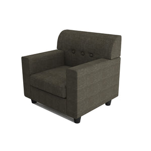 Adorn Homez Solitaire Sofa Chair 1 Seater in Fabric