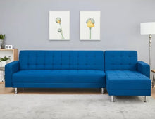 Load image into Gallery viewer, Adorn Homez Helena L shape Sofa (6 Seater) Sofa in Fabric

