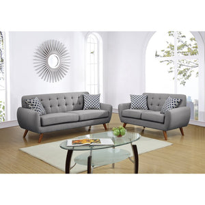 Adorn Homez Delta 3+2 Sofa Set (5 Seater) in Fabric