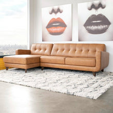 Load image into Gallery viewer, Adorn Homez Elvan Premium L shape Sofa (5 Seater) in Leatherette
