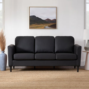 Adorn Homez James 3 Seater Sofa in Premium Leatherette