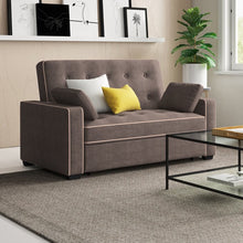 Load image into Gallery viewer, Adorn Homez Evan 3 Seater Sofa Cum Bed - Fabric

