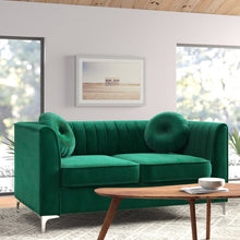Load image into Gallery viewer, Adorn Homez Herbert 3 Seater Sofa in Suede Velvet Fabric
