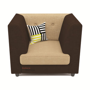 Adorn Homez Flamingo Sofa Chair 1 Seater in Fabric