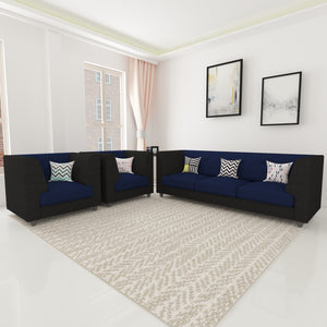 Adorn Homez Flamingo Sofa Set 3+1+1 in Fabric
